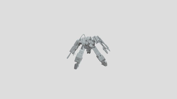 Original robot (Past creations mixed) 3D Model