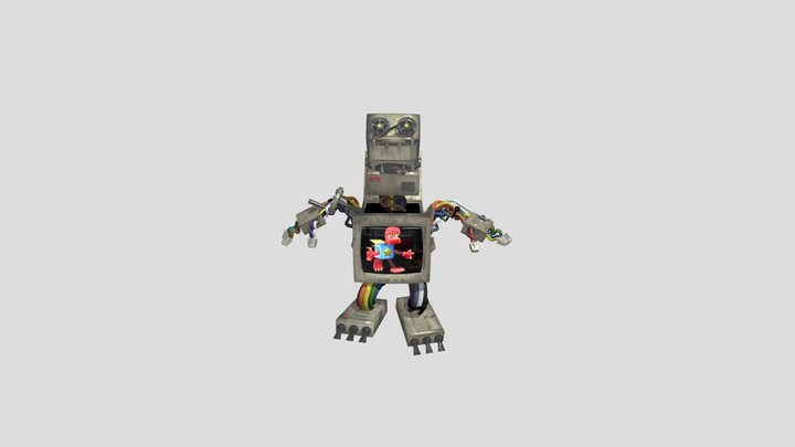 Project playtime CRT boxy 3D Model