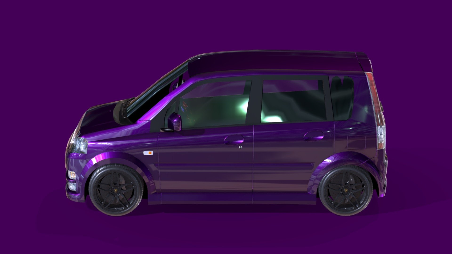 Daihatsu Move Custom RS Limited - Download Free 3D model by Mona x