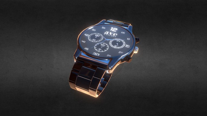 Watch product example model 3D Model