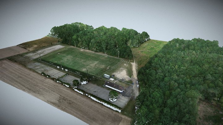 Stade de Hanches 3D Model