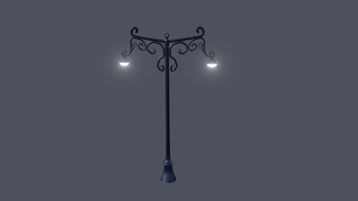 Hollow Knight - City of tears street light 3D Model