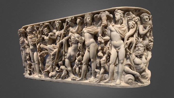 Triumph of Dionysos and the Seasons 3D Model
