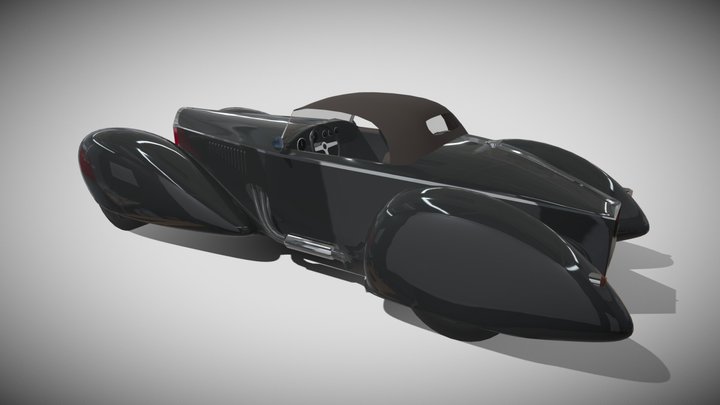 Bugatti Ocean 'Hot 3D Model