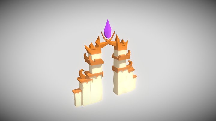 Gapura Portal 3D Model