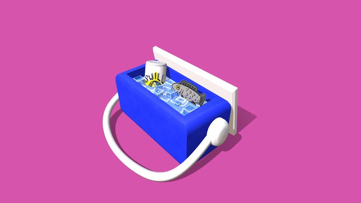 Fishy Lunch Box 3D Model