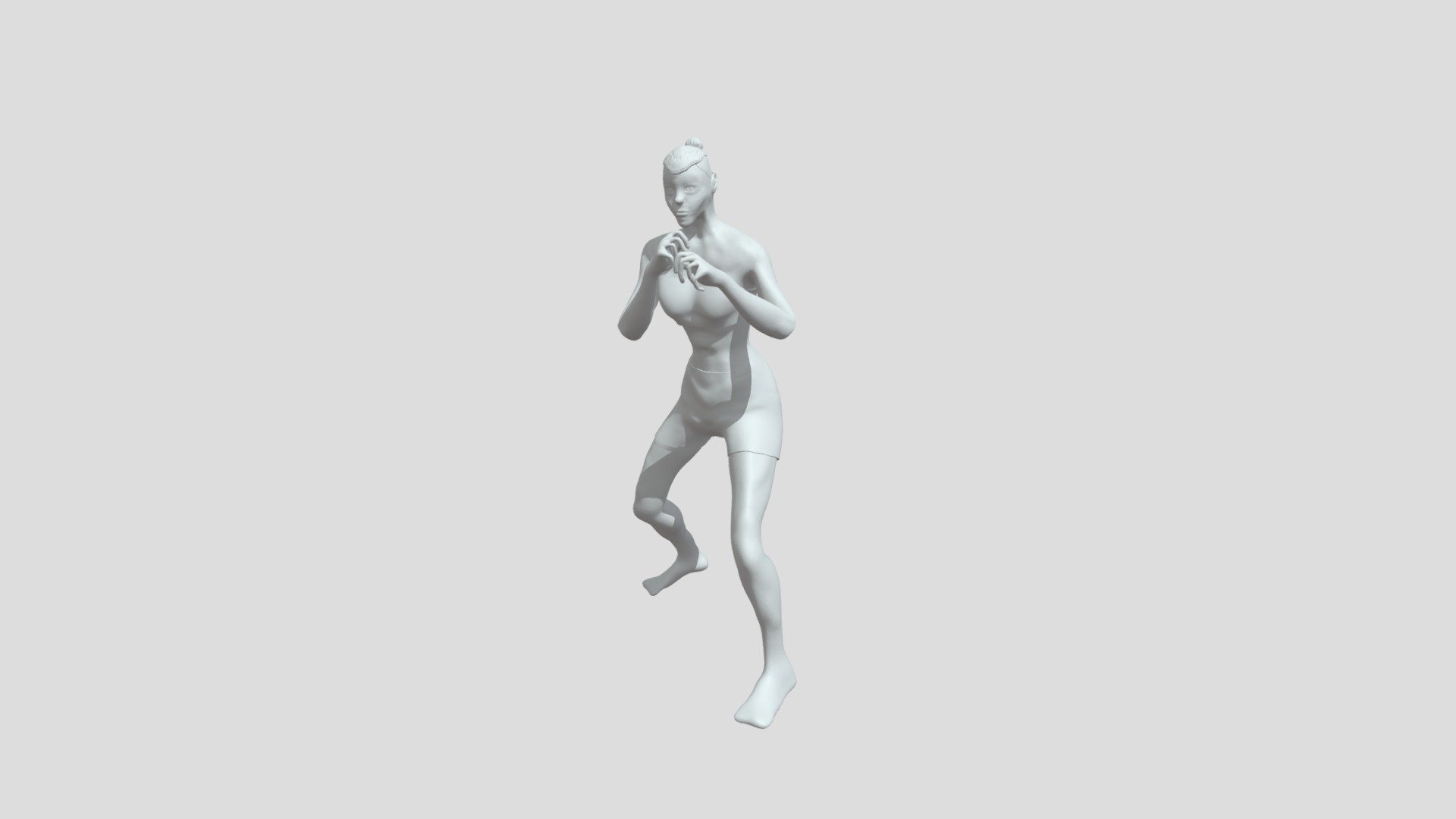 Character Mma Kick - 3D model by Laurenray [a014877] - Sketchfab