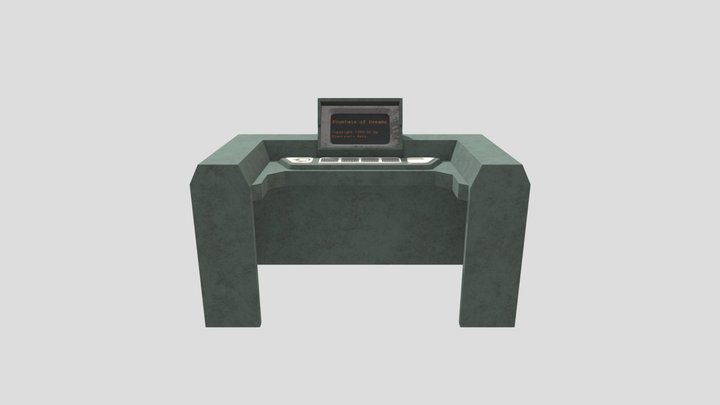 SGD 116 - Computer Terminal 3D Model