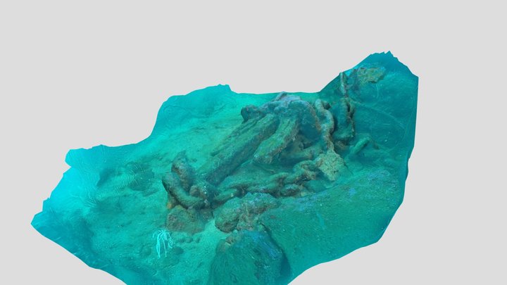 Atami Wreck Anchor 3D Model