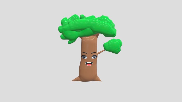 Tree Man 3D Model