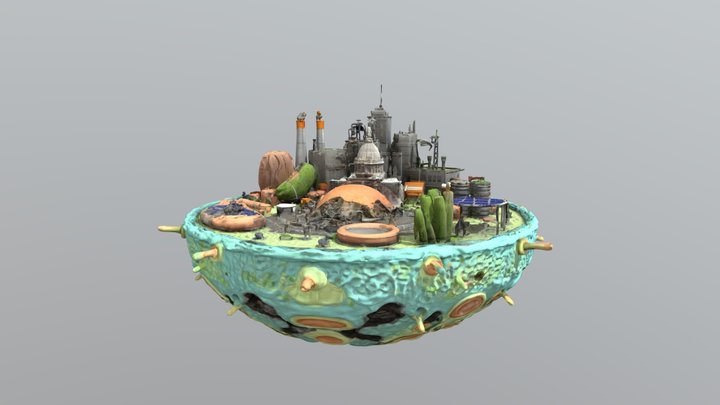 Cell City Disarray 3D Model