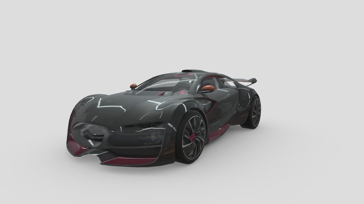 2011 Citroen Survolt Concept 3D Model