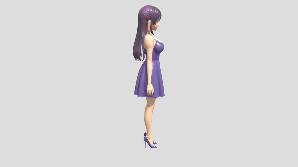 Purple Dress Girl