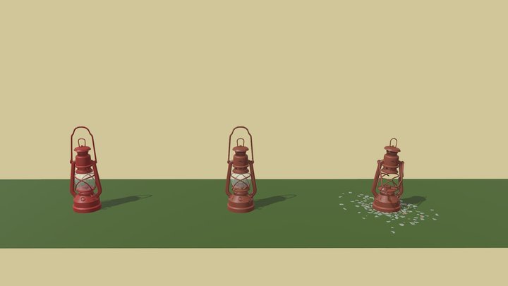[HW XYZ School] damage 3D Model