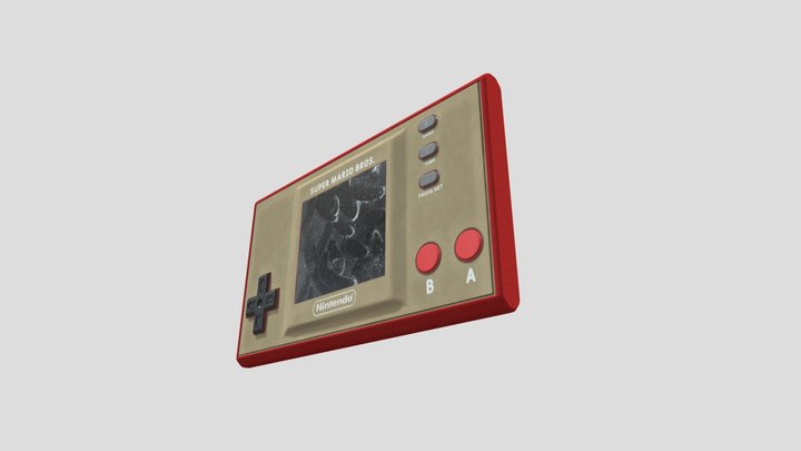 Nintendo Game And Watch 3D model - Download Electronics on