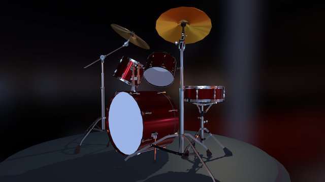 Drumkit 3D Model
