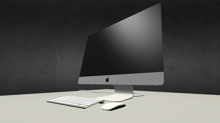 iMac 2012 3D Model