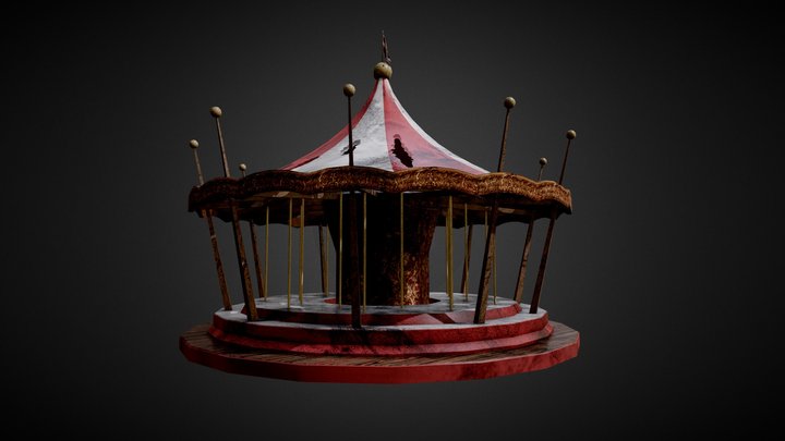 Carousel - Damaged 3D Model