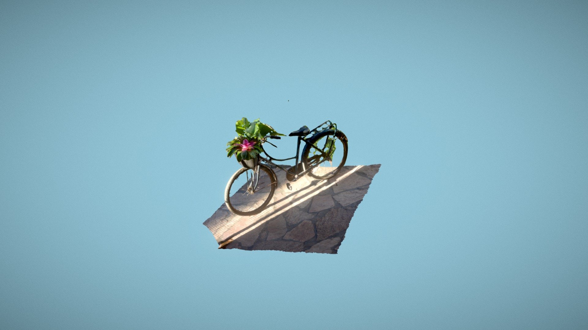 Bici oxidada brilla y se conecta