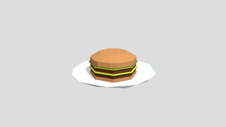 Burger 3D Model