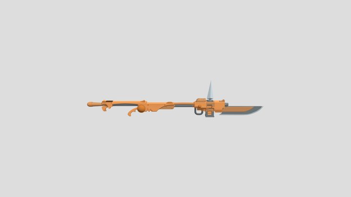Course_ Work Custodes Spear 3D Model