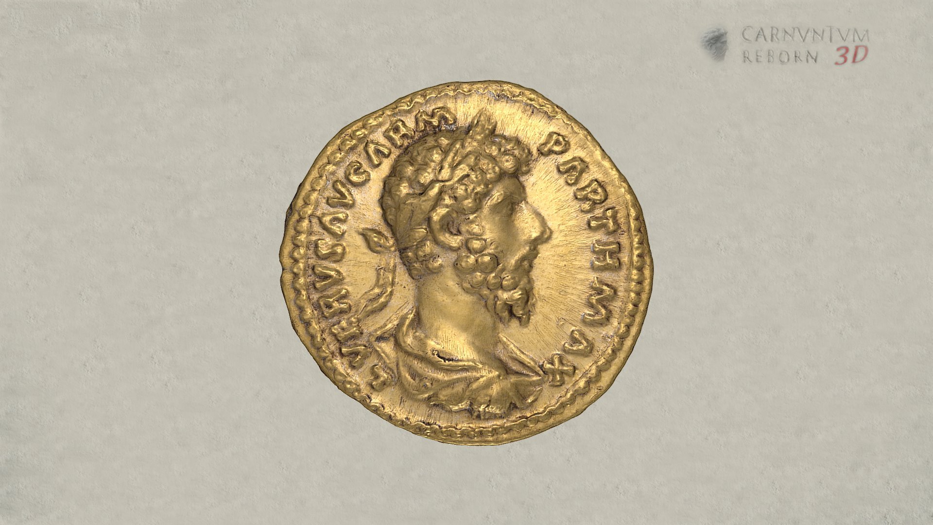 Aureus - Lucius Verus — Sketchfab embed 3D viewer