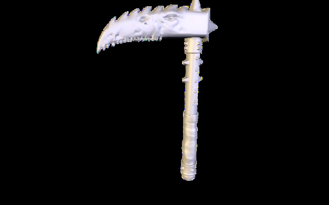 ChaosPickAxe_L_LowPoly_6Tri_Viewer 3D Model