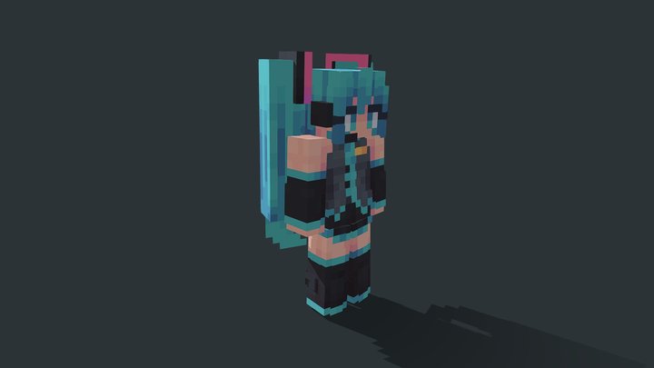 Hatsune Miku 3D Model