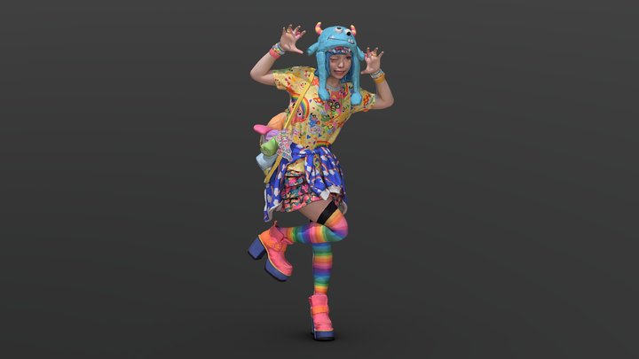 Cosplay OBJ 3D Model