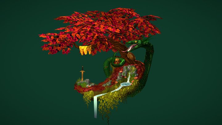 Diorama: The Golden Fleece 3D Model