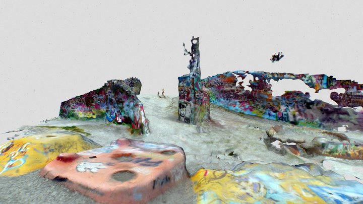 GRAFFITI PLACE IN NORWAY 3D Model