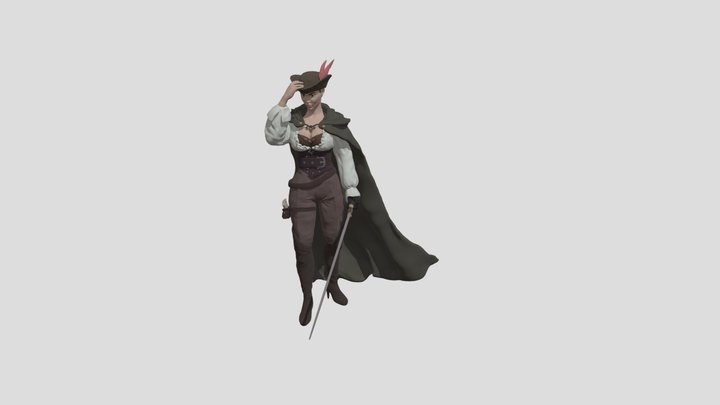 Pirate 3D Model