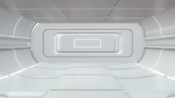 Cyber room 3D Model