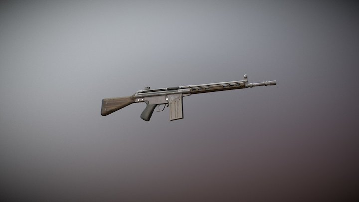 G3 Rifle 3D Model