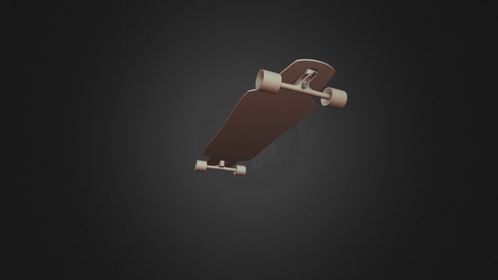 Longboard Wave 3D Model