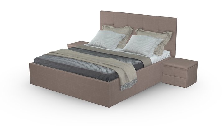 Bed Milana 3D Model