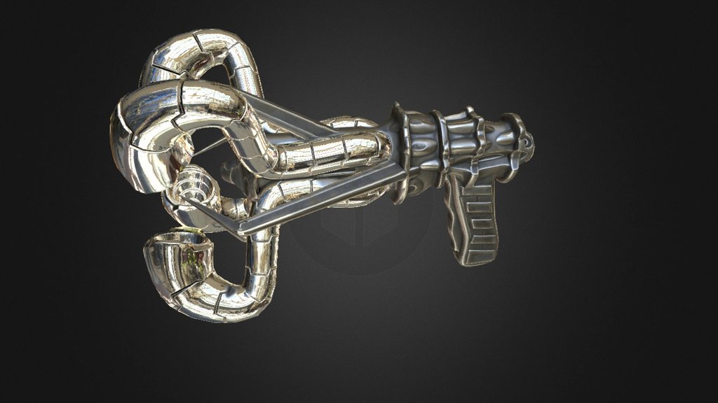 Alien Gun - 3D model by piacenti [a020af4] - Sketchfab
