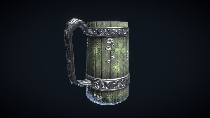 Graciet Vincent - BuckBrain - Davy Jones Mug 3D Model