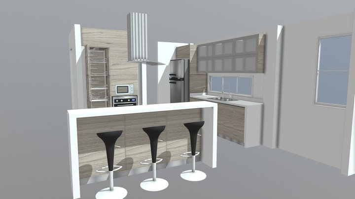 Proyecto Cocina 3D Model