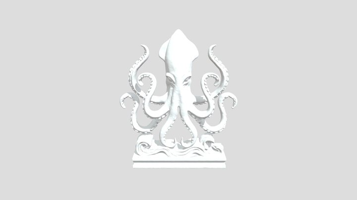 Greyjoys kraken Booksend 3D Model