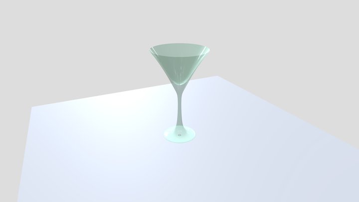 OBJ file Martini Glass 🏠・3D print design to download・Cults