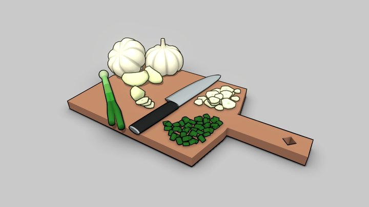 Cutting Board 3D Model