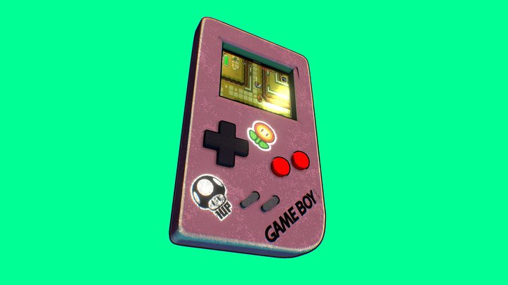 GameBoy 3D Model