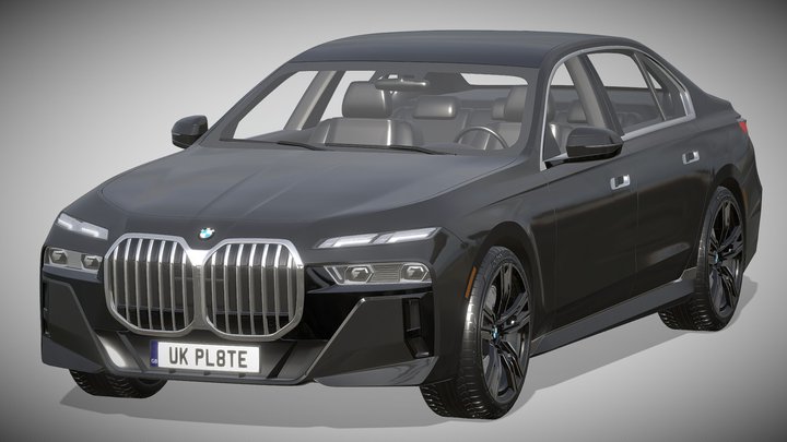 BMW 760i 2023 3D Model