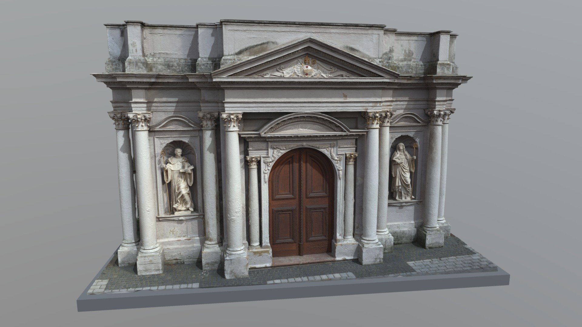 Main portal of the of St. Matthias in Trier