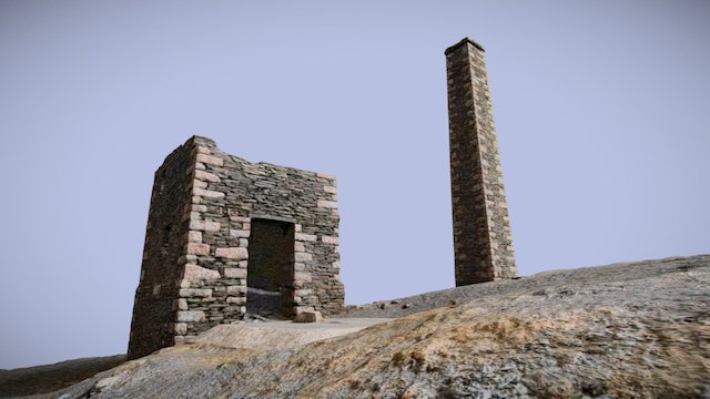 'Snuff the Wind', Derelict Mine, Isle of Man. 3D Model