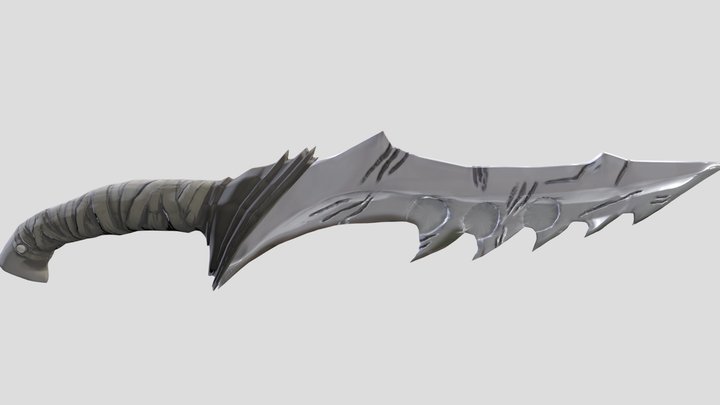 Gears of War Knife 3D Model