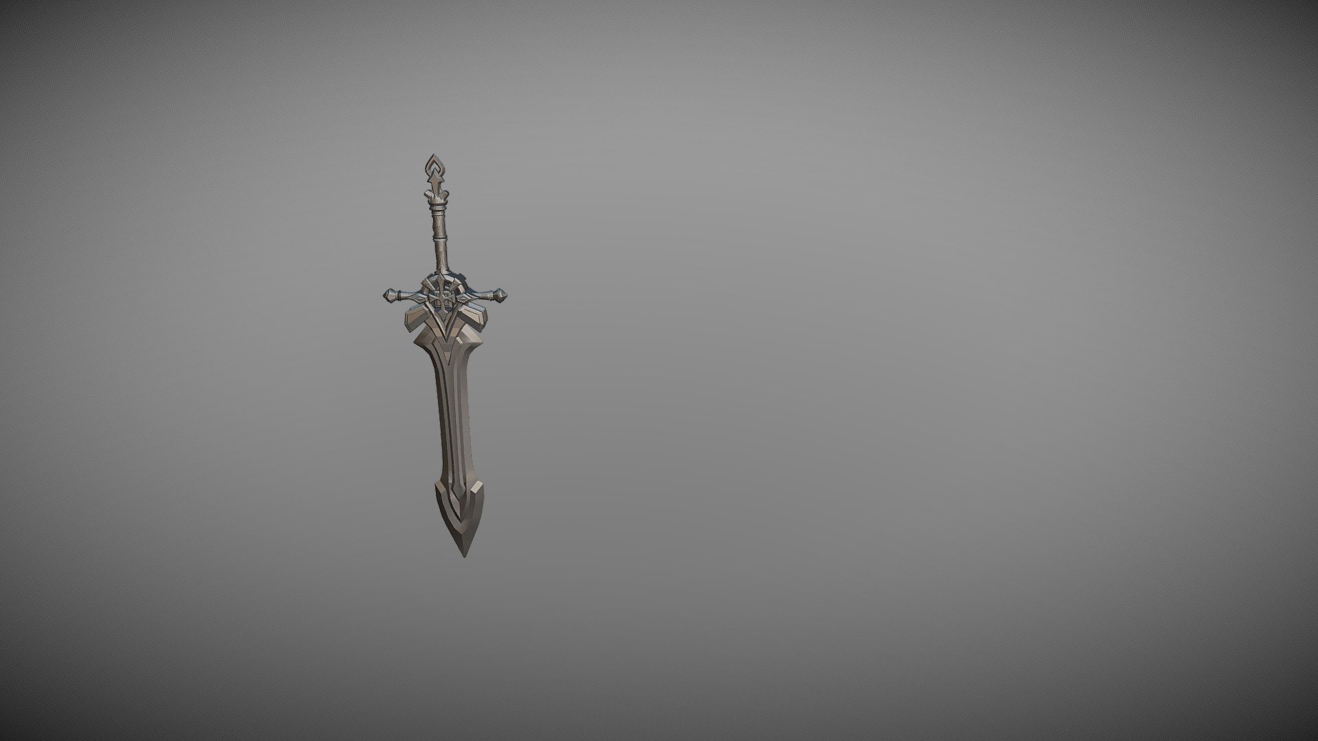 Highly Detailed Heavy Sword Download Free 3d Model By Ibrahim