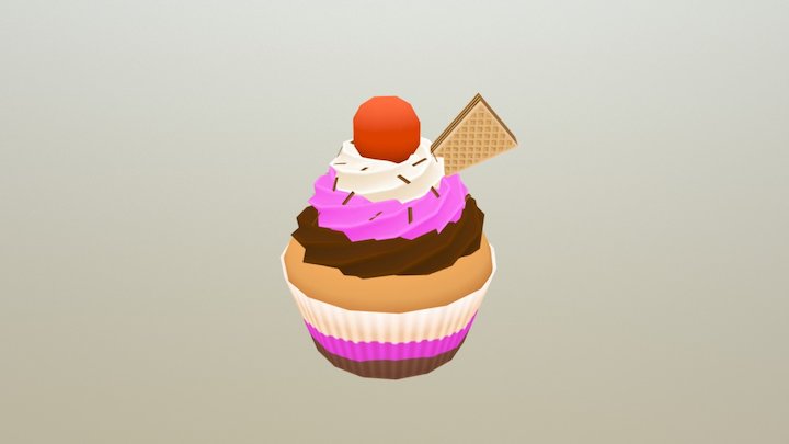 Cupcake 3D Model