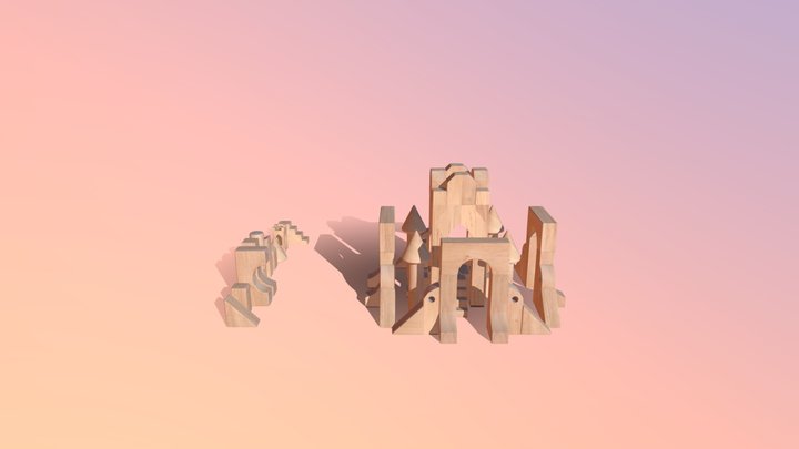 Advanced Block 3D Model
